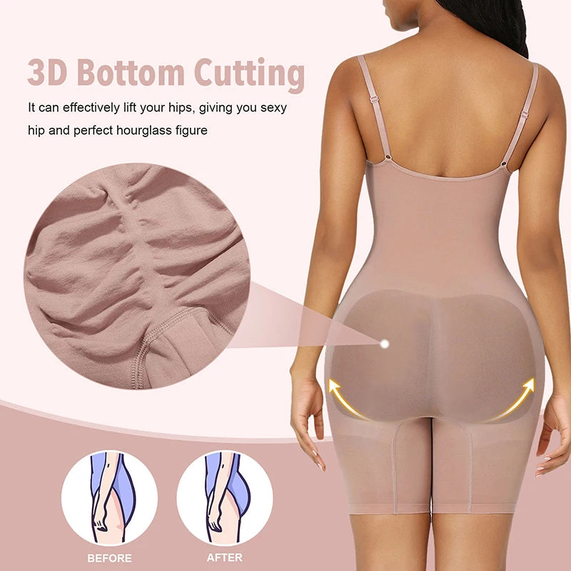 High-Compression Shapewear Bodysuit - Fashion Couture