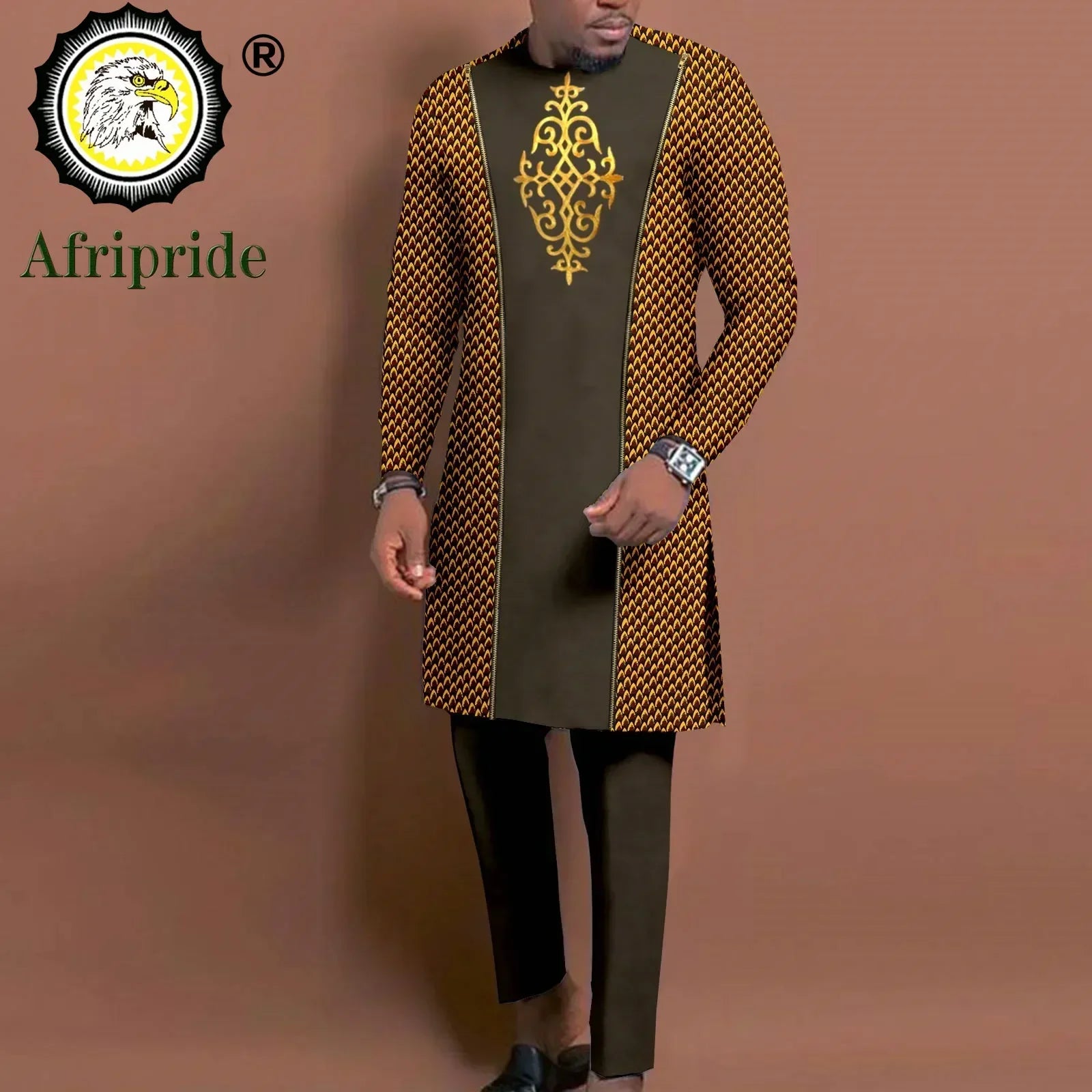 Olumide  Ankara Blazer Coat with Trouser - Fashion Couture