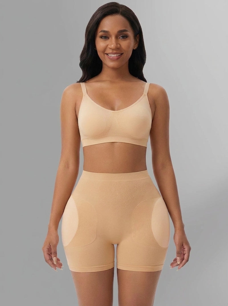 Fashion Couture hip pad shaper panty with instant hourglass curves and butt enhancement, available in sizes S to XXXL.