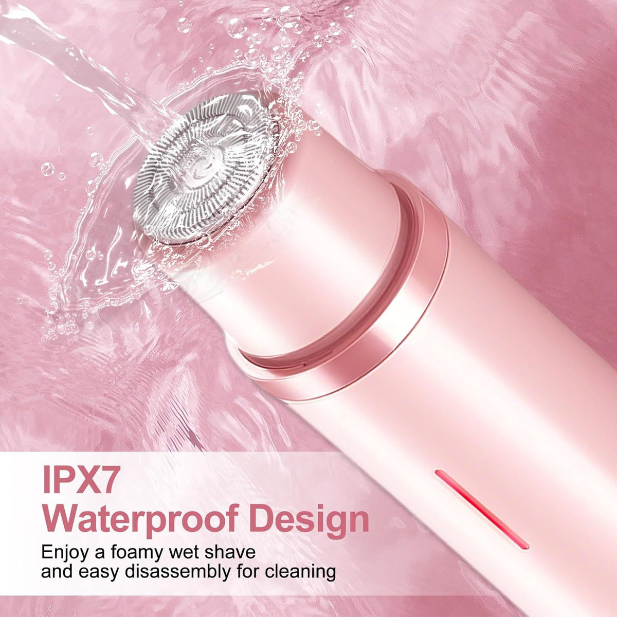 Double-Head Electric Hair Remover | IPX7 Waterproof, USB Rechargeable