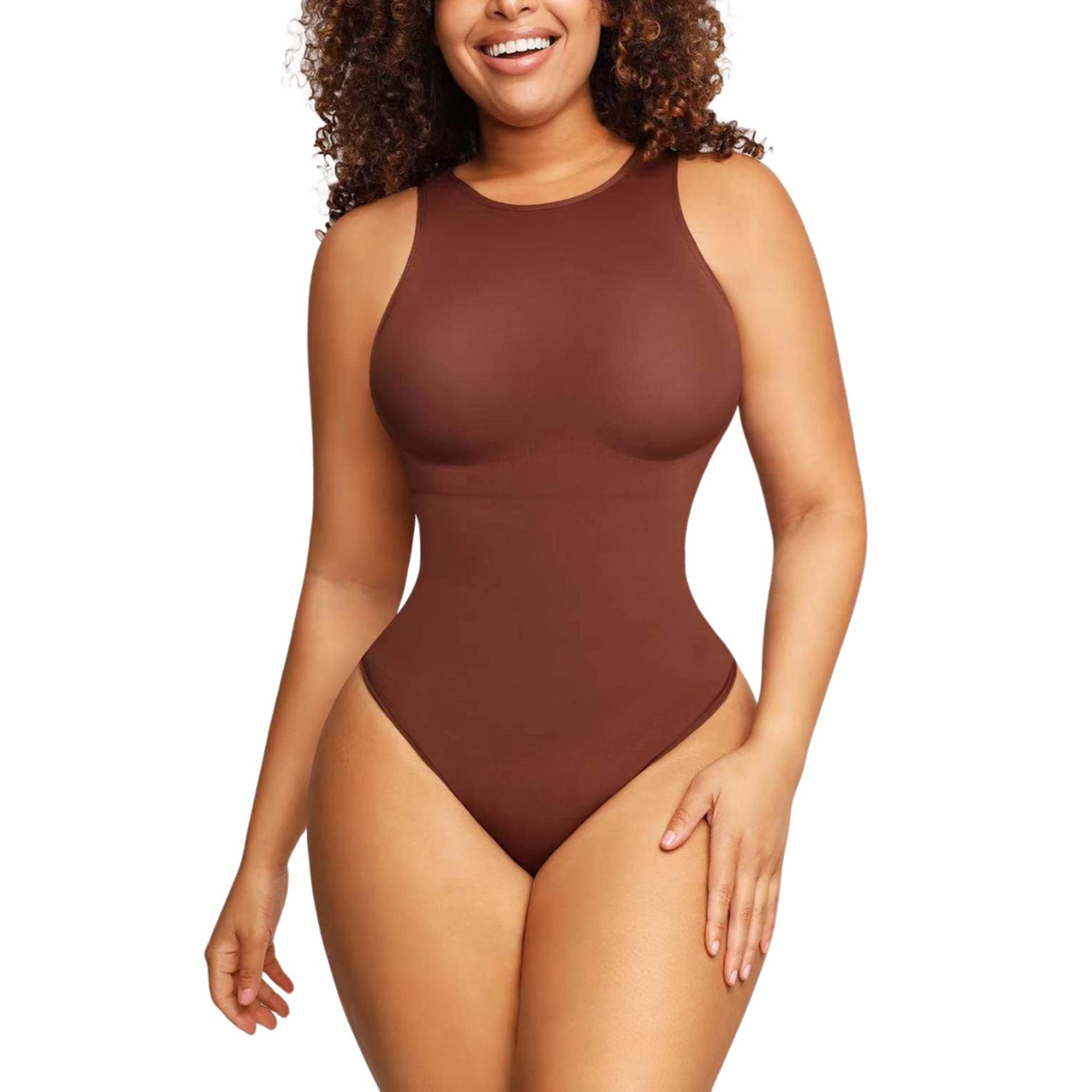 Fashion Couture seamless open body shaping suit with tummy control and all-day comfort, designed to smooth and sculpt the body.