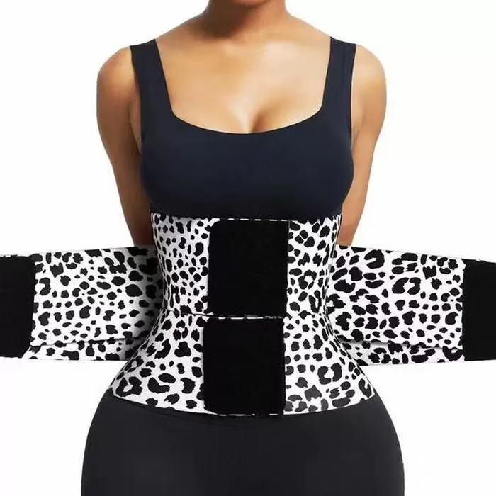 Elastic waist support belt for women by Fashion Couture, designed for wellness and fitness, shown resting around her waist.