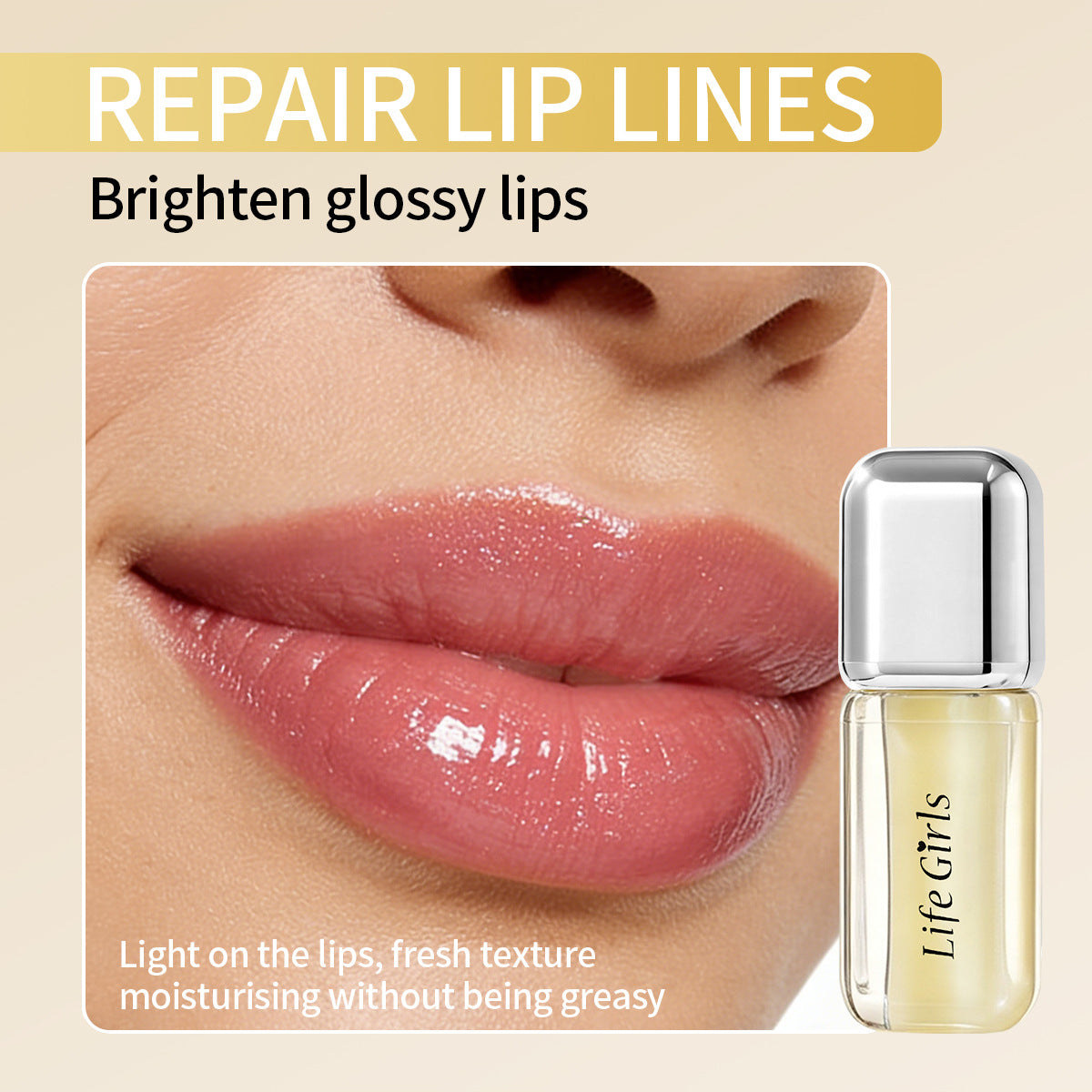 Hydrating Cooling Lip Plumper Gloss – Non-Sticky, High-Shine & Long-Lasting
