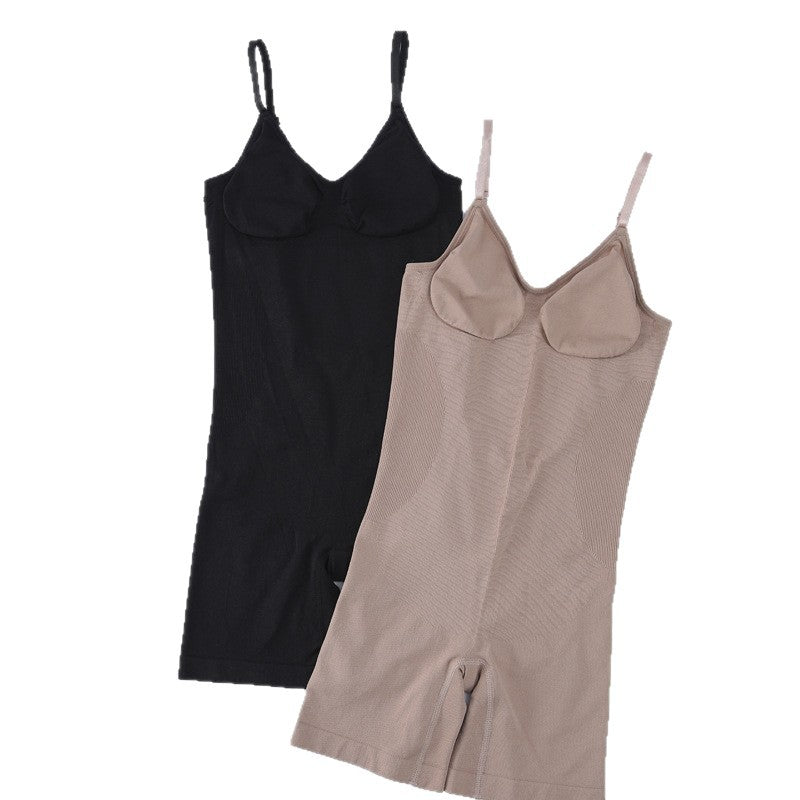 Fashion Couture seamless corset bodysuit with waist cinching and tummy control features for women, shown on a model.
