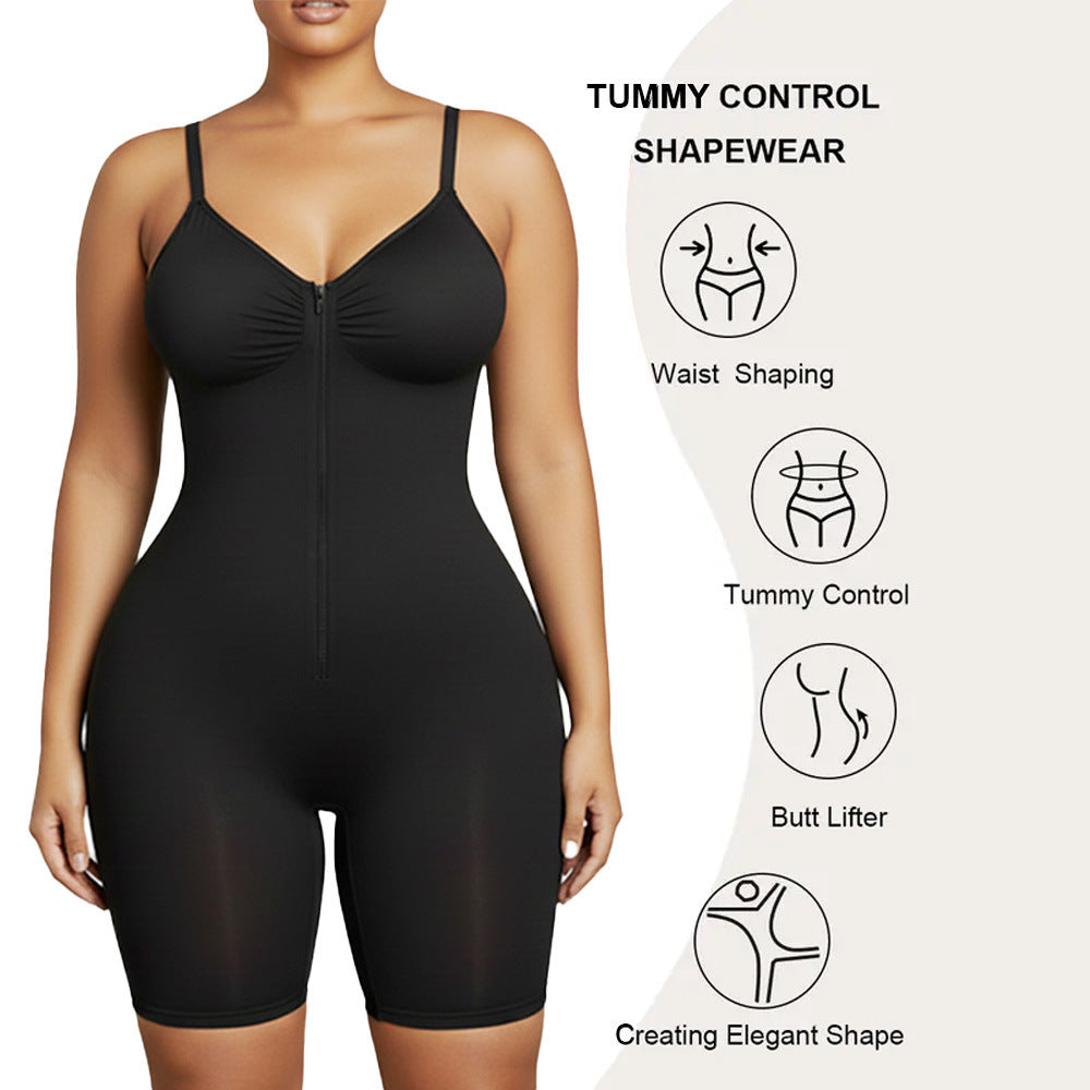 Seamless sculpting bodysuit by Fashion Couture featuring tummy control and all-day shaping for a smooth silhouette.
