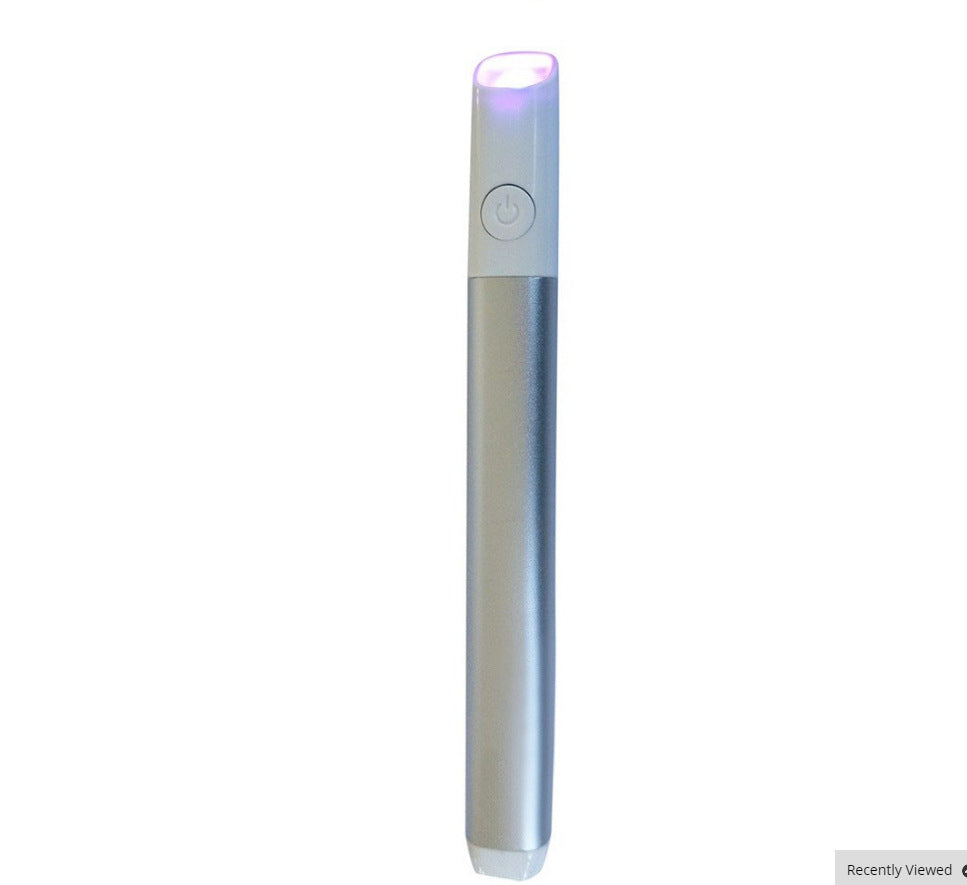Fashion Couture LED Acne Treatment Pen with red and blue light therapy for clearer skin and skin health.