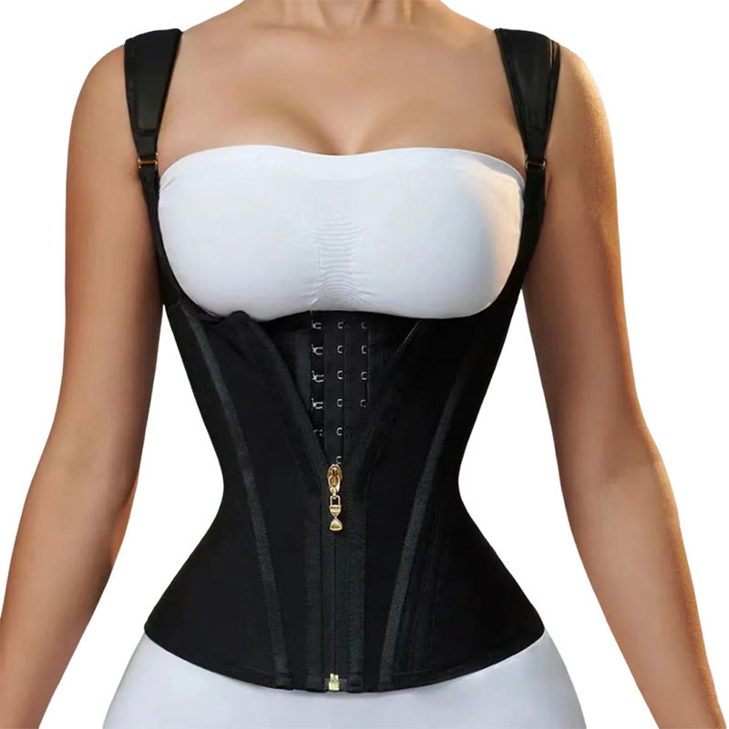 Fashion Couture abdominal control waist shaping vest for women, designed for core support and body sculpting during fitness.