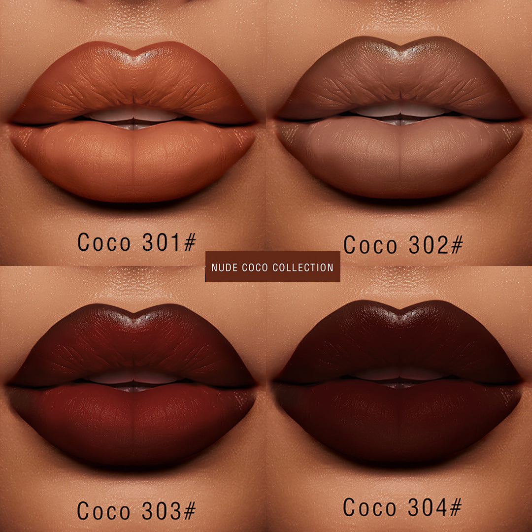 Nude Semi-Matte Lipstick – Long-Lasting Waterproof Formula | 12 Shades, 3.6g