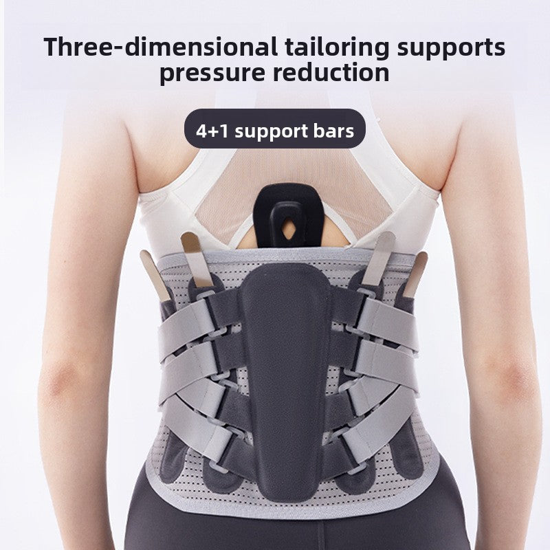 Breathable mesh waist support belt by Fashion Couture, designed for back support and core stability during fitness activities.