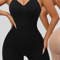 Fashion Couture seamless corset bodysuit with waist cinching and tummy control shapewear for women, shown on a model.