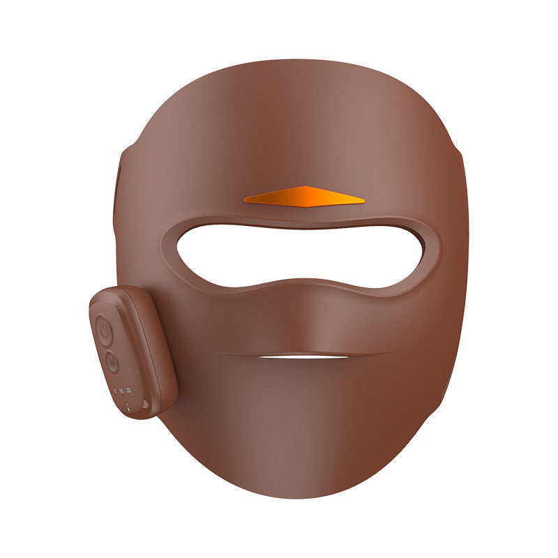Fashion Couture LED light therapy face mask with red and blue lights for skin rejuvenation and facial wellness at home