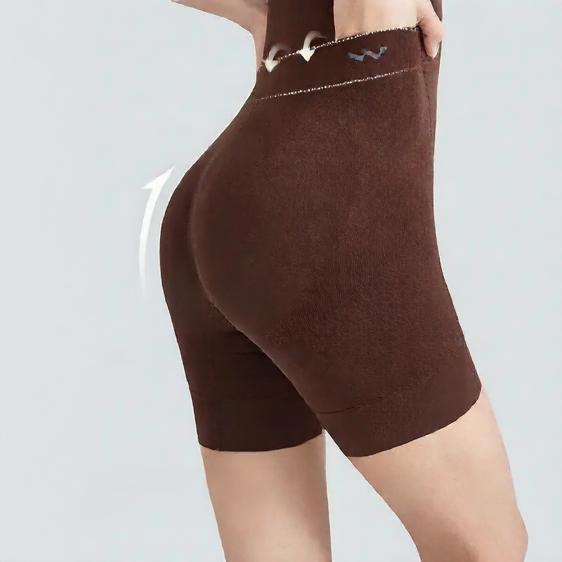 Fashion Couture body sculpting suit featuring abdominal support and butt lift design, form-fitting shapewear for a sleek silhouette.