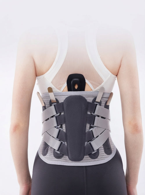 Fashion Couture breathable mesh waist support belt for back and core, designed for fitness and wellness.